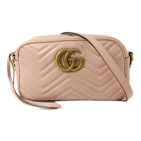 GUCCI 牛皮皮革GG Marmont肩背袋
