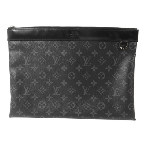 LOUIS VUITTON Monogram Eclipse Discovery Pochette手拿包
