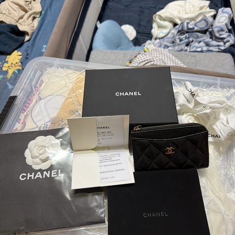 chanel卡夾零錢包