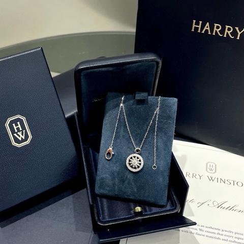 Harry Winston海瑞温斯顿满钻太阳项链
