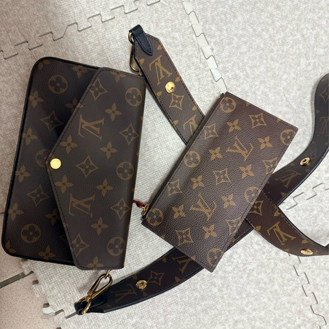 Louis Vuitton 多功能鏈條包+粗背帶
