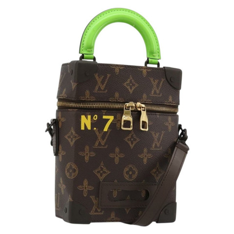 路易威登 Monogram 筆款 Box Trunk 單肩包 M59664 LV Auth 182968M