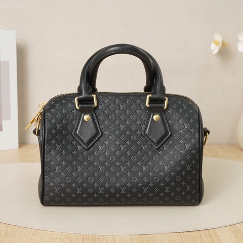 【VUINCA Vintage 價格僅供參考】LOUIS VUITTON Speedy20 黑色 牛皮