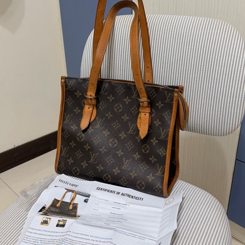 Louis Vuitton （LV）路易威登Vintage經典老花金球托特包 金球包 鈴鐺包（型號：M40007. Popincourt Haut）