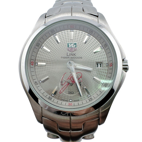 TAG Heuer WJF2113.BA0570 Link Tiger Woods限量版腕錶（限量5500枚） - 銀色