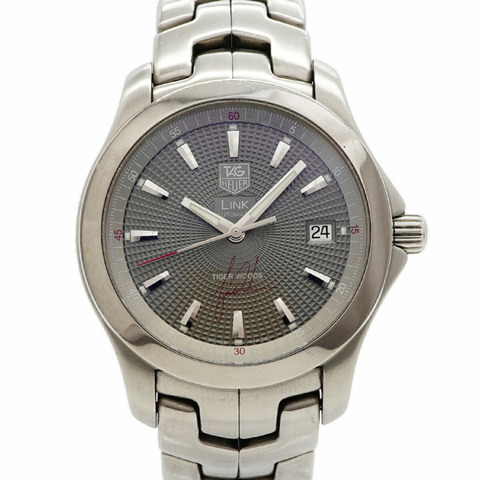 TAG Heuer Link Tiger Woods限量版（5500枚）WJF2113灰色錶盤男士腕錶