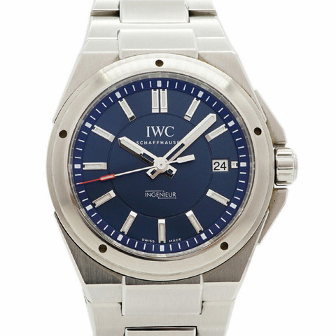 IWC萬國錶沙夫豪森工程師系列勞倫斯體育公益腕錶，全球限量1500枚，型號IW323909，藍色錶盤男士腕錶