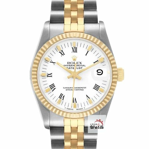 【大眾名錶】ROLEX 勞力士 68273 Datejust 蠔式中型錶 DJ31 白色羅馬面盤 大眾名錶G314