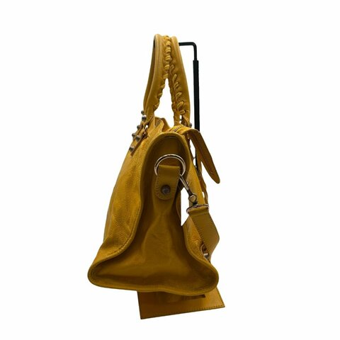 【美收精品】Balenciaga 黃色機車包 C-587【隔月月中將轉賣至日本 上架期限30天】