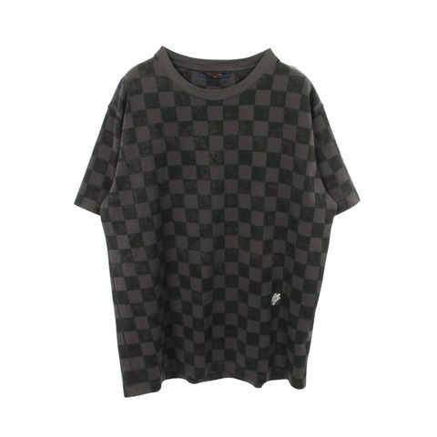 路易威登 Damier 短袖T卹，RM2129，純棉，灰色，二手，男士4L碼