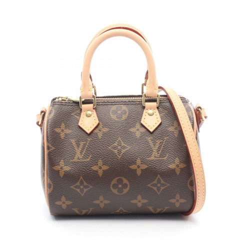 路易威登 Nano Speedy 斜背包 M61252 Monogram 帆布 二手 LV