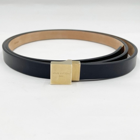 LOUIS VUITTON SANTULLE CARRE BLACK BELT M6801 LW0020