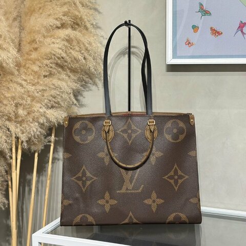 LOUIS VUITTON On The Go - GM拚色老花