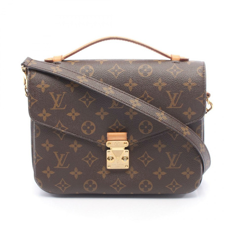 路易威登 Pochette Metis MM 單肩手提包 M44875 Monogram 帆布 二手 LV