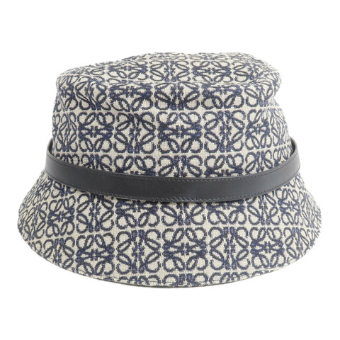 LOEWE 帆布Anagram Bucket Hat帽子