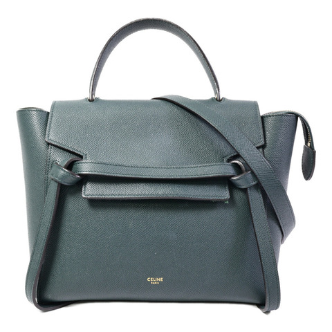 CELINE 牛皮皮革Micro Belt Bag手挽肩背兩用袋