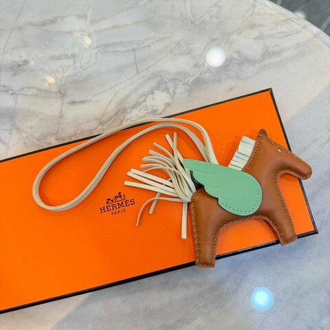*SHIHNA名牌精品* HERMÉS 牛油果綠小飛馬