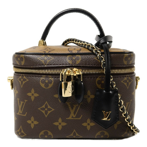 LOUIS VUITTON Monogram Reverse Vanity PM手挽肩背兩用袋