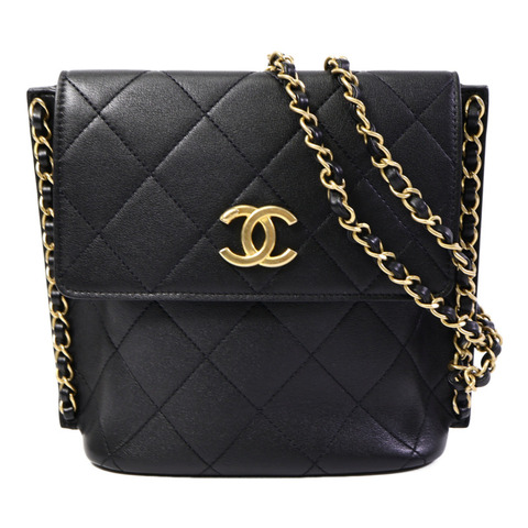 CHANEL 牛皮皮革Chain Shoulder Bag鏈帶肩背袋