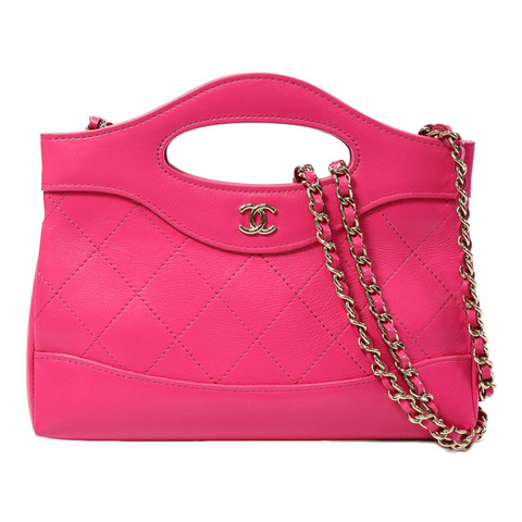 CHANEL 牛皮皮革Chanel 31 Nano鏈帶肩背袋
