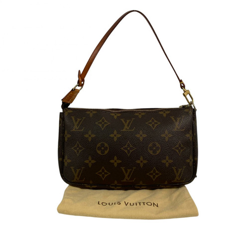 △ LOUIS VUITTON 路易·威登 Brown Coated Canvas Monogram Pochette Accessories Handbag 啡色塗層帆布經典老花手挽袋 M40712-267010548