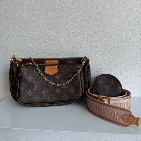 LV M44840粉色寬背帶五合一🎀