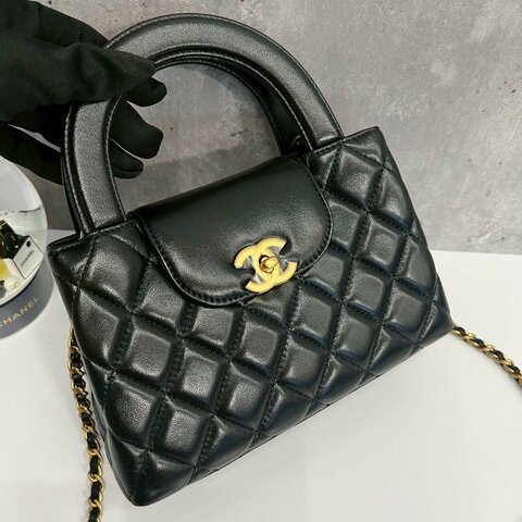 Chanel Mini Kelly 黑金 晶片款