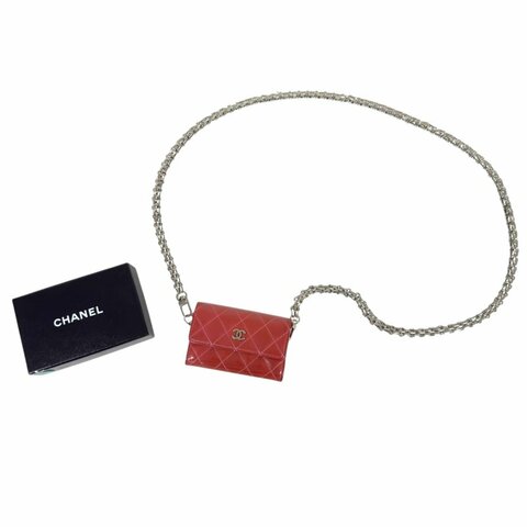 CHANEL *自加鏈＞送無品牌扣＋無品牌鏈帶* CC 小廢包