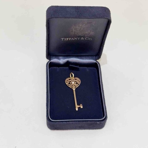 Tiffany & Co K18 Enchant Heart Key Pendant 3.7g BOX