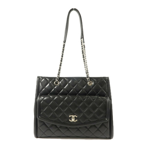 CHANEL 羊皮皮革Shoulder Bag鏈帶肩背袋