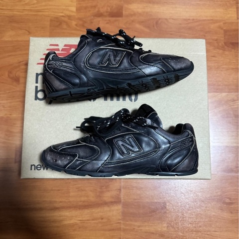 New Balance x MIU MIU繆繆 NB 530 德訓鞋 黑色 35.5碼