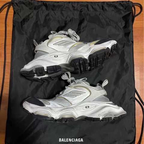 Balenciaga CARGO男款 白灰色 40碼