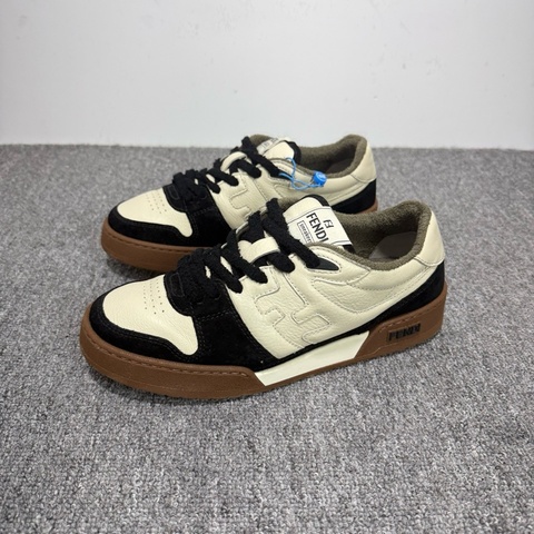 芬迪Fendi match 低幫板鞋 黑白熊貓 40碼 /6碼 98新