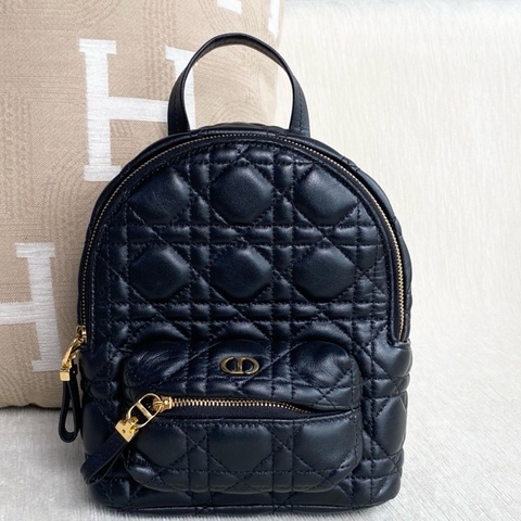 Dior迪奧Backpack藤格紋雙肩包mini