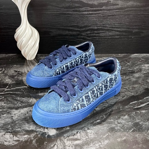 Dior 迪奧藍牛仔刺繡B33低幫板鞋 42碼95新