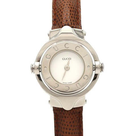 Gucci Turnface 6600L 不鏽鋼石英錶