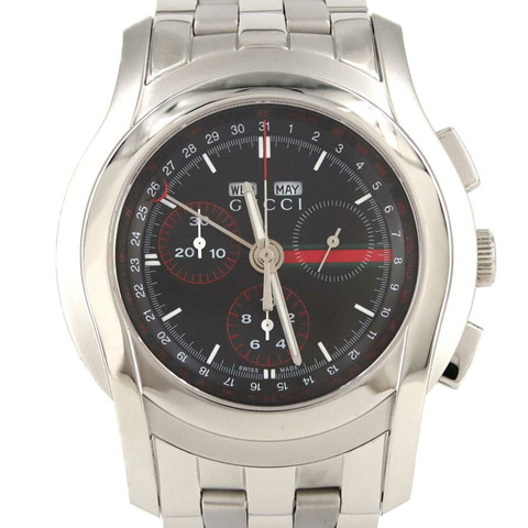 Gucci 5500CHRONO YA055206 不鏽鋼石英錶