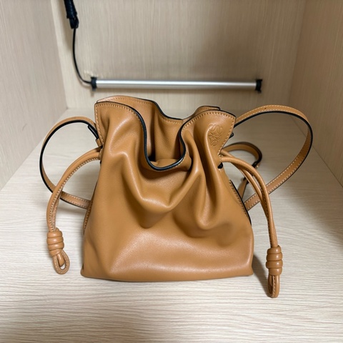 Loewe mini flamenco 棕色 二手