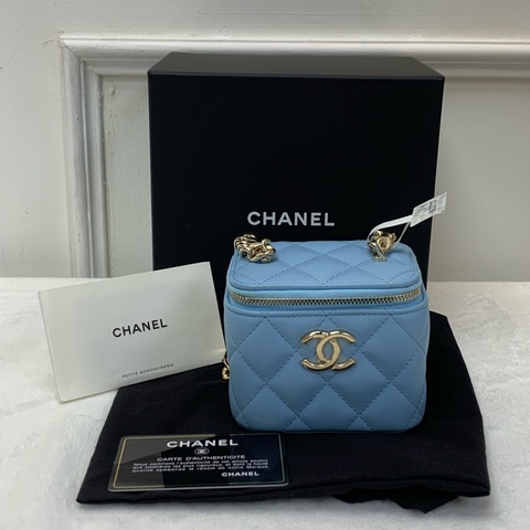 CHANEL COCO鏈縧小盒子 帶鏡膜