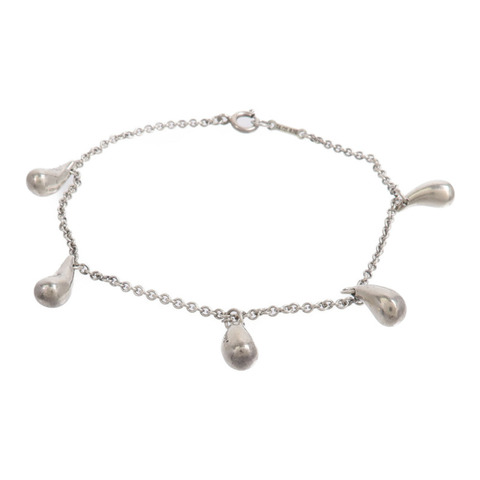 TIFFANY&CO 925純銀Elsa Peretti Teardrop 5 Bracelet手鏈