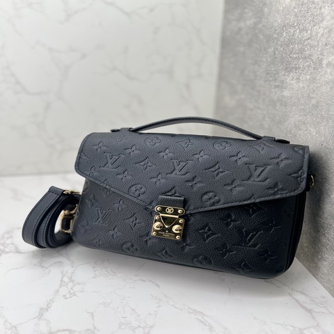 香緹國際精品 LV 黑壓紋 郵差包 1034
