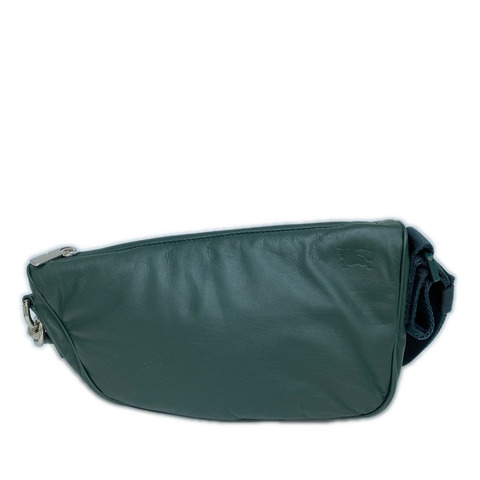 ☆ BURBERRY 博柏利 Green Lambskin Vine Shelid Shoulder Bag 綠色小羊皮肩背包-267009371