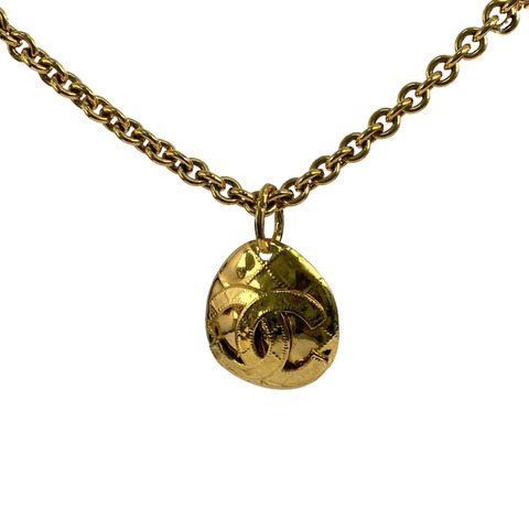 ☆ CHANEL 香奈兒 Gold-tone Metal 94P Fashion Necklace 金色金屬項鏈-267009559