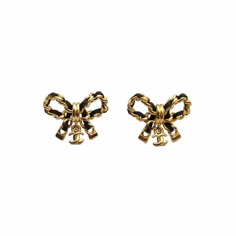 CHANEL 合金22A耳环皮穿链