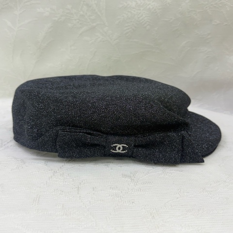 Chanel 蝴蝶結帽 M 未使用品