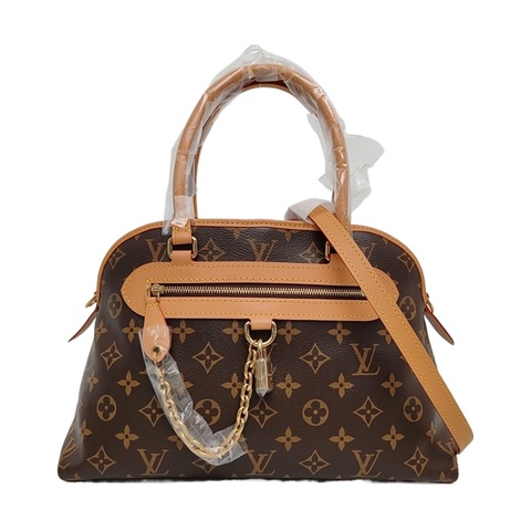 ✨9.9新 LOUIS VUITTON 路易威登 EVERMORE 小號 深棕色塗層帆布老花單肩包手提包斜挎包 金色五金 子袋 可拆卸肩 帶