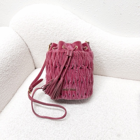 miu miu Velvet Bucket