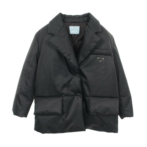 PRADA Re-Nylon 羽絨外套 黑色 二手 女款