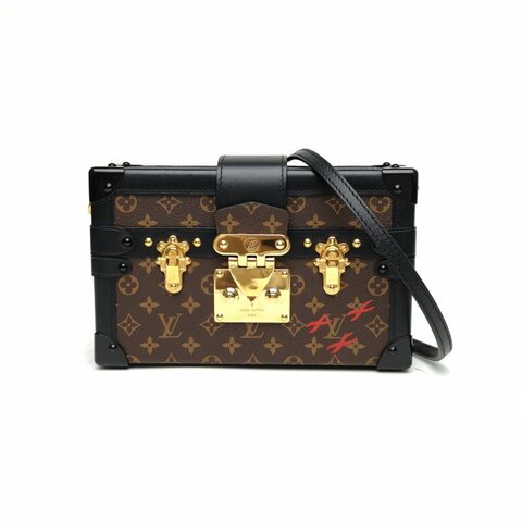 LOUIS VUITTON PETITEMALLE月光寶盒20老花PVC晶片肩背包