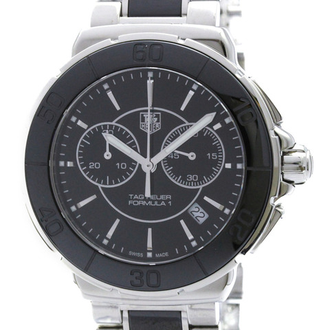TAG HEUER 豪雅一級方程式陶瓷精鋼石英男錶 CAH1210 拋光